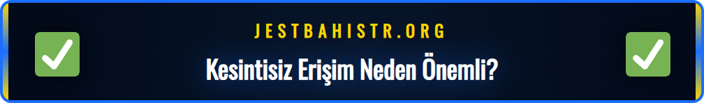 Güncel Jestbahis giriş adresinin neden değiştiğini anlatan bir infografik.
