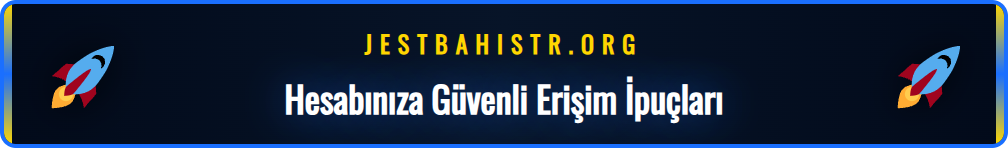 Jestbahis hesabına güvenli erişim sağlama adımlarını gösteren bir rehber.