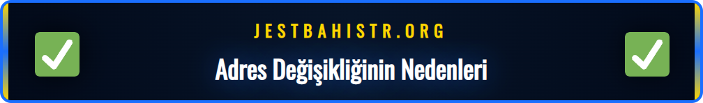 Jestbahis güncel linkinin neden değiştiğini açıklayan şematik bir görsel.