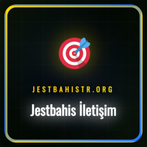 Jestbahis iletişim kanallarını gösteren bir infografik ve müşteri temsilcisi