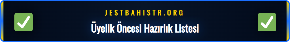 Jestbahis kayıt olma işlemi için hazırlık adımları; kimlik ve kilit ikonu.