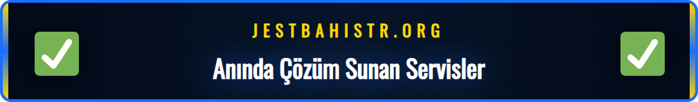 Jestbahis yardım servislerine erişimi gösteren platform arayüzü.