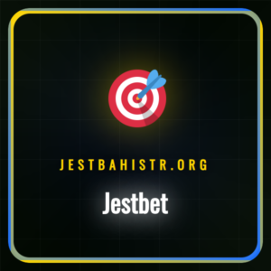 Jestbet logosu ve platformun yeşil ve altın renk teması.