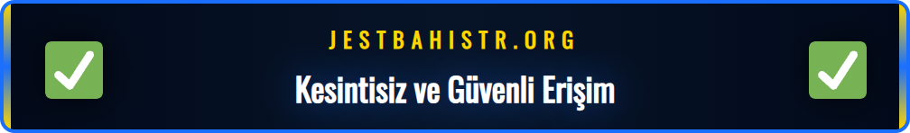 Jestbet Yeni adresine erişimin önemini simgeleyen bir kalkan ve kilit ikonu, platformun güvenilirliğini vurguluyor.